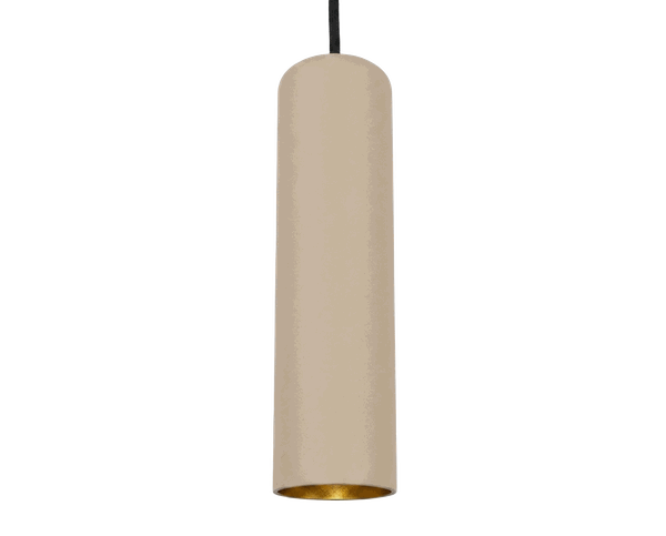 Beige mat gespoten hanglamp