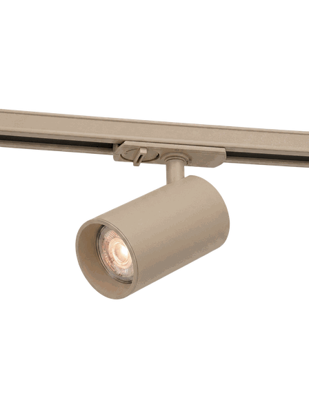 Beige mat gespoten railspot